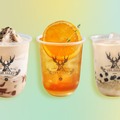 ロイヤルNo.9ティーフローズン、白桃烏龍フルーツティー、三食感ミルクティー／提供画像