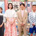 大仁田美咲アナウンサー、松下奈緒、藤木直人、勝俣州和（C）ABCテレビ