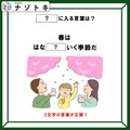 クイズです！「ハテナにはいる言葉はなんでしょう？」春っぽいナゾトキです！【難易度LV2.・甘口】 画像