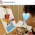 保田圭、息子とお絵描きタイム！完成した絵画にファン驚き「プロの方の絵かと」「上手すぎる…！！」