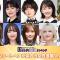 （上段左から）浜辺美波、長澤まさみ、平手友梨奈、波瑠、杉咲花（下段左から）新垣結衣、広瀬すず、本田翼、モモ、YUUKI（C）モデルプレス