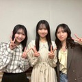 藤嶌果歩、上村ひなの、金村美玖（提供写真）