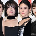 映画「国宝」完成報告会に出席した寺島しのぶ、森七菜、高畑充希、見上愛（C）モデルプレス