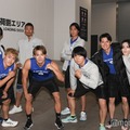 （後列左から）平野泰新、岩永洋昭、永井大（前列左から）中務裕太、中村克、青木マッチョ、高柳光希アナウンサー、ソンユン（C）モデルプレス