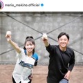 モー娘。牧野真莉愛、斎藤佑樹氏とパシャリ！“ノーバン”ファーストピッチの裏側明かす「練習していただきました」 画像