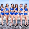 K-1ラウンドガール「K-1 GIRLS 2025」集結 お披露目会見で美脚輝く 画像
