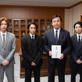 「TOBE」石川県に約1.4億円寄付 三宅健・北山宏光・神宮寺勇太が県庁訪問 画像