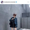 「2次元なスタイル」田中れいな、ほっそり美脚のミニスカSHOTに絶賛の声「スラリとした長い足」 画像