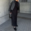 重く見えないオールブラックコーデの秘訣とは？洗練された辛口モードの絶妙バランス【40代の毎日コーデ】 画像