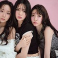 FRUITS ZIPPER鎮西寿々歌・櫻井優衣・真中まなが笑顔封印 アンニュイな雰囲気のメイクで魅了 画像