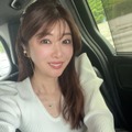 矢部美穂、夫・山林堂信彦騎手と結婚記念日に2ショット公開「互いに恋してる感じが素敵」「幸せオーラ出てる」の声 画像