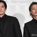 「フロントライン」ジャパンプレミアに登壇した小栗旬、窪塚洋介（C）モデルプレス