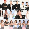 （上段）ENHYPEN（中段）aespa、チャン・グンソク、レイ＆ジュヨン（下段）NiziU／「ASEA 2025 Presented by ZOZOTOWN」（C）モデルプレス