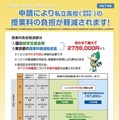 令和7年度 学費負担軽減制度に関するリーフレット＜都認可通信制＞