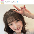 石川梨華、ニューヘアスタイルの華やかSHOTに反響「めっちゃ可愛い」「すごく似合ってる！」 画像
