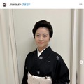 前田愛、次男・中村長三郎撮影のオフショット公開 肌見せノースリーブ姿に「とってもお綺麗」「髪色がお洒落」の声 画像