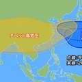 2025年の猛暑ピーク時の天気図イメージ
