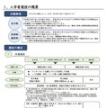 入学者選抜の概要