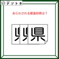 クイズです！「図が表す都道府県は？」状態を読み解こう【難易度LV２.・甘口】 画像