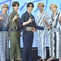M!LK（左から）塩崎太智、山中柔太朗、佐野勇斗、曽野舜太、吉田仁人（C）モデルプレス