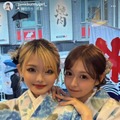 「今日好き」雨宮由乙花＆未苺姉妹、水着姿の密着プールショットに反響「可愛い2人」 画像