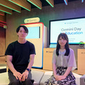東京大学 工学部 航空宇宙工学科4年生のHさん（左）と東北大学 理学部 物理学科3年生のOさん（右）