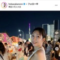 気象予報士・穂川果音、ニットオフショルワンピで美ボディラインくっきり「肩が綺麗」「シルエットが美しい」 画像