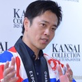 ランウェイ直後の吉村大阪府知事に直撃「すごい熱量とパワーで圧倒されました」ミャクミャクハッピ着用で笑顔【関コレ2025A/W】 画像