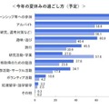 夏休みの過ごし方