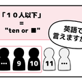 マンガでわかる！英語で「１０人以下」はなんて言う？