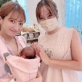第5子出産の辻希美、抱っこ紐の使い心地に感動！次女らとの笑顔SHOT公開「早速使ってみた」 画像