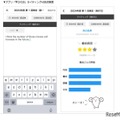 アプリ「学びの友」ライティングAI採点画面