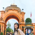 日向坂46河田陽菜、夜の遊園地でデート気分 2nd写真集先行カット公開 画像