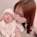 辻希美、長女・希空と“そっくり”次女の寝顔SHOTを公開「18年後はねねみたいになるのかな?!」 画像