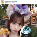 元モー娘。生田衣梨奈、“卒業旅行”の香港ディズニーSHOTに反響「リーナベルコーデかわいい」「似合いすぎ」 画像