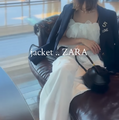 全身ホワイト×【ZARA】ジャケット。休日に映える大人の上品スタイル【40代の毎日コーデ】 画像