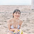 日向坂46河田陽菜、水着姿でビーチバレー満喫 2nd写真集特典ポストカード第2弾公開【テイクオフ】 画像