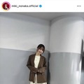モー娘。野中美希、ほっそり美脚際立つブラウンコーデに反響「世界で一番可愛い」「スタイルいい」 画像