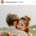 元NMB48上枝恵美加、スペイン人男性との結婚発表 夫顔出しウエディングショットも公開 画像