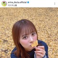「かわいすぎてびっくり」生田衣梨奈、代々木公園でパシャリ！キュートな上目遣いSHOTにファン悶絶 画像