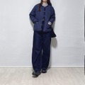 ネイビー×デニムで知的に。キルティングアウターで作る、大人の洗練されたワントーンの着こなし術【40代の毎日コーデ】 画像