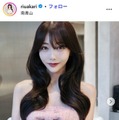 人気YouTuber・Rちゃん、胸元セクシーなネグリジェ姿披露「色気がすごい」「ドキッとした」の声 画像