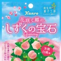 【セブン限定】白桃シロップの濃密な味＆もっちり食感「しずくの宝石グミ芳潤白桃味」新パッケージで登場 画像