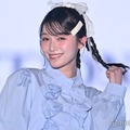 櫻坂46守屋麗奈、春の装いで華やかオーラ 三つ編みヘアアピールが可愛い【TGC2026 S/S】 画像