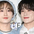 DXTEEN大久保波留＆田中笑太郎「ウチらちょーーかわいい」金髪ギャルメイクで雰囲気ガラリ「誰かわからなかった」「似合ってる」 画像