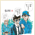 邦画史上初！4年連続100億円突破『名探偵コナン ハイウェイの堕天使』 青山剛昌お祝いイラスト到着 画像