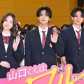 なにわ男子・高橋恭平、高橋ひかる＆岩瀬洋志と女子校サプライズ登場 600人の歓声浴び驚き「何を言っても沸く」【山口くんはワルくない】 画像
