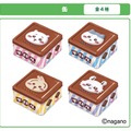 ちいかわデザインのスクエア型の缶(全4種類)