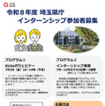 全国の大学生ら対象「埼玉県庁インターンシップ」169部署で受入れ 画像
