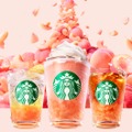【スタバ新作】「ピーチ ＆ ピーチミルク フラペチーノ」など3種登場 果肉入りで芳醇に香る贅沢な味わい 画像